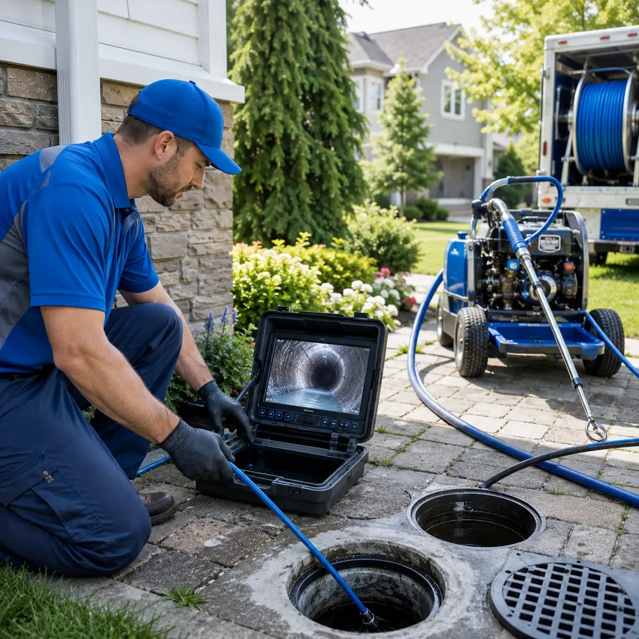 Outdoor drain cleaning professionals serving Woodbine, KS