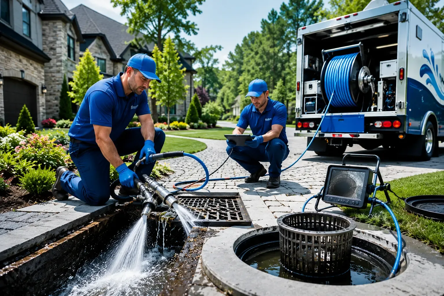 Local outdoor drain cleaning professionals in Woodbine, KS